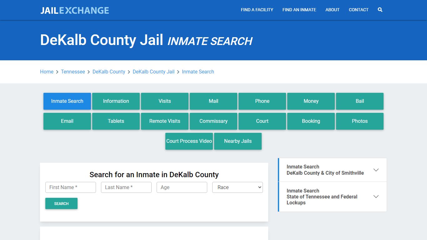 DeKalb County Jail, TN Inmate Search: Roster & Mugshots