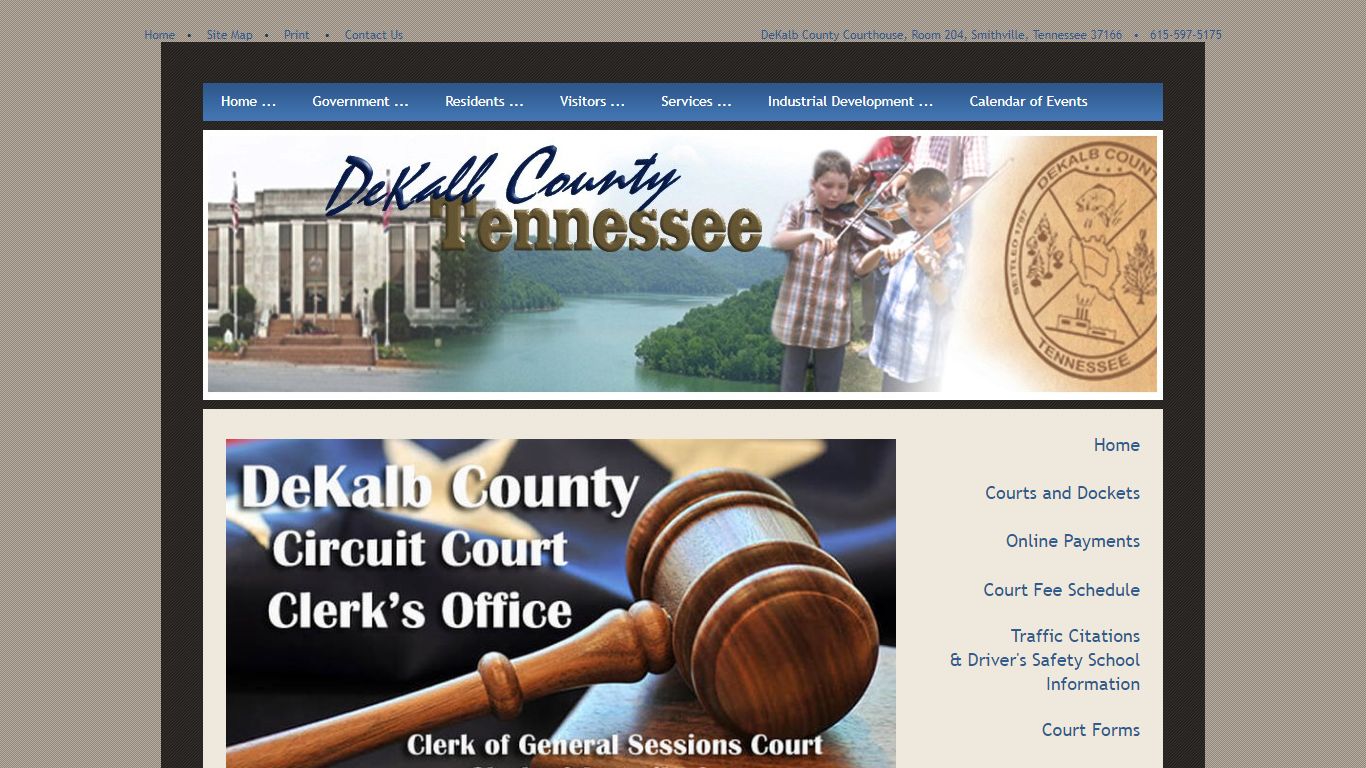 Courts and Dockets ... - DeKalb County, Tennessee